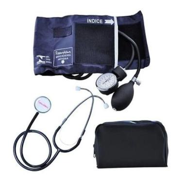Imagem de Aparelho Pressão Esfigmomanômetro Manual Adulto Com Esteto - Premium
