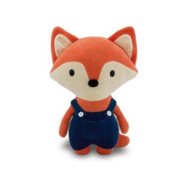 Imagem de Raposa de Pelúcia Plush 30cm Decoração Nichos quartos Infantil - Toybr