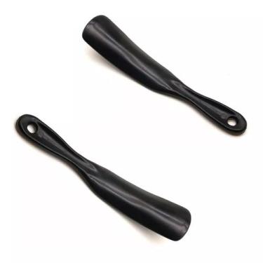 Imagem de Kit De 2 Calçadeira Preta Clássica Calçar Calçado Sapato Praticidade n