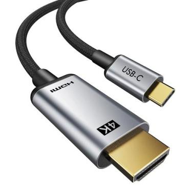 Imagem de Cabo Thunderbolt 3  USB-C HDMI 4K 30Hz 2 Metro - PONTO DO NERD