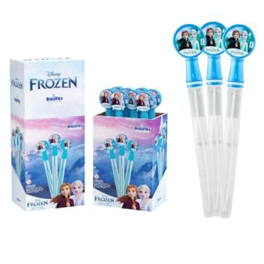 Imagem de Lança Bolha de Sabão Bubble Stick Personagens 130ml Bastão (Frozen (3 Un))