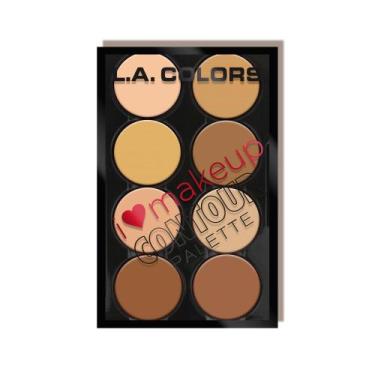 Imagem de Paleta de contorno LA COLORS I Heart Makeup C30352 - L.A. COLORS