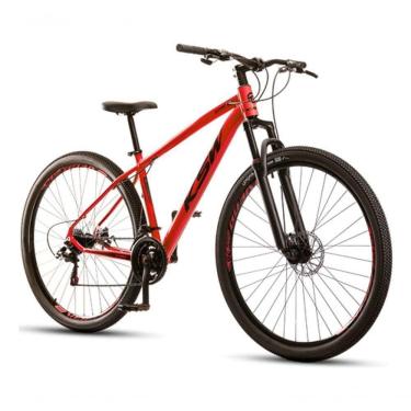 Imagem de Bicicleta Aro 29 Ksw 24 Vel Shimano Alumínio Freio Disco Xlt100 Mtb Vermelho Ferrari 17
