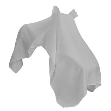 Imagem de YIJU Capa para cadeirinha de carro, capa para canguru de bebê, universal, musselina macia de algodão, proteção contra o vento, capota para cadeirinha de, Cinza