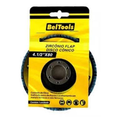 Imagem de Disco Flap 4.1/2 Grana 80 Conico Beltools