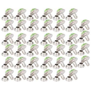 Imagem de 40pcs turquesa rebite parafuso rebites 8mm metal stups couro artesanato stud espinhos pulseira roupas decoração para bricolage couro roupas saco sapatos artesanato decoração (11)