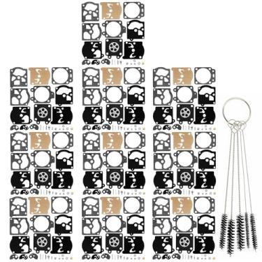 Imagem de QAZAKY Pacote com 10 kit de reconstrução de carburador compatível com K10-WAT D10-WAT Echo 12310016330 WA-1 WA-13 WA-17 WA-197 WA-199 WA-206 WA-208 WA-213 WA-222 WT-1 WA-1 WA. T-4 WT-10 WT-12 WT-15 WT-16 WT-18