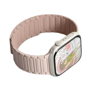 Imagem de Pulseira Esportiva Magnética De Silicone De 49mm 45mm 46mm 42mm 38mm 4