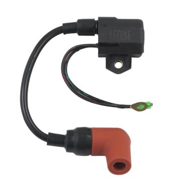 Imagem de Tendparts 697-85570-00-00 Bobina de ignição 6H2-85570-00-00 Compatível com motor de popa Yamaha de 2 tempos 55HP 60HP 70HP 75HP 80HP 85HP 90HP 1995-2012 Conjunto de bobina de ignição de substituição