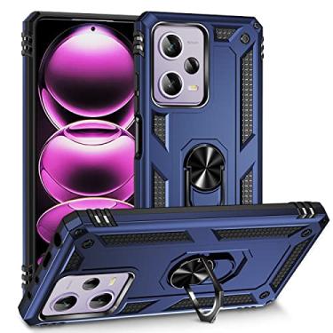 Imagem de SORAKA Capa para Xiaomi Redmi Note 12 Pro 5G com suporte para anel Capa Slim Fit de TPU macio Capa Xiaomi Poco X5 Pro 5G com placa de metal para suporte magnético de telefone para carro