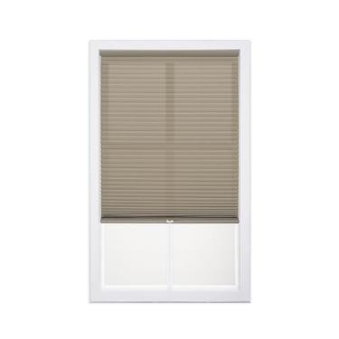 Imagem de DEZ FURNISHINGS QCLN254640 Sombra celular com filtro de luz sem fio, 65,5 L x 163 cm A, linho