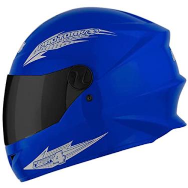 Imagem de Capacete New Liberty Four 58 Viseira Fumê Azul