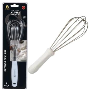 Imagem de Batedor de Clara em Aço Inox Fouet, Manual, para Cozinha Profissional e Doméstica