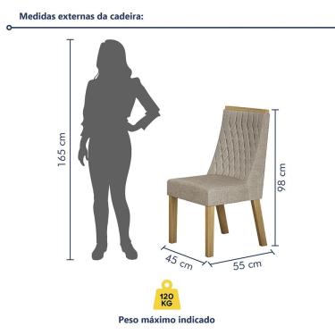 Imagem de Conjunto 2 Cadeiras Luna Valdemoveis