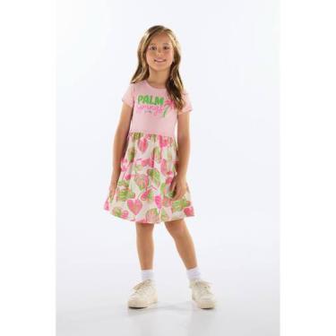 Imagem de Vestido Estampado em Cotton Quimby, Rosa, 12