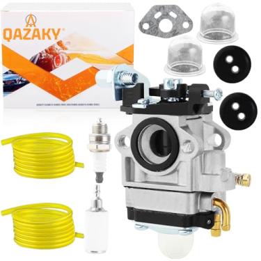 Imagem de QAZAKY Carburador compatível com Eskimo Mako M43 M43Q9 Z51Q8 Z51Q9 Z51Q10 Z71 PB-7601-4 Poulan Pro PR46BT PR48BT BP400 BP402 PR2322 967086901 15001 03273 8 530058436 BBX7600 4 tempos SEA43 SEA438
