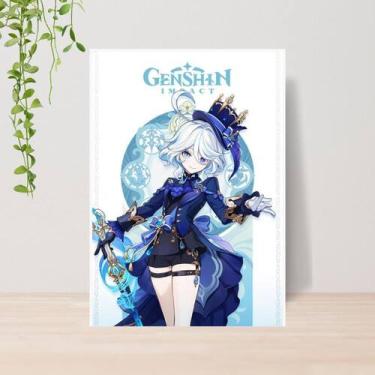 Imagem de Quadro Decorativo Jogo Genshin Impact A4  Placa MDF 007 - Lomi Art