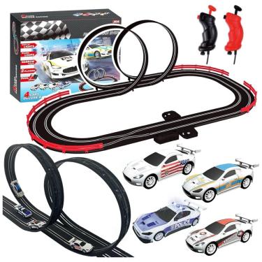 Imagem de Pista de Corrida Slot Car com 4 Carros de Alta Performance, 2 Controladores e Contador de Voltas, AGM MASTECH