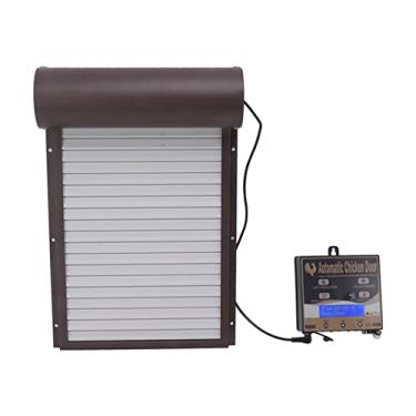 Imagem de Generic Porta de Galinheiro Automática Movida a Energia Solar, Temporizador de Porta de Frango Movido a Energia Solar Display LED Controlador de Proteção Controle Remoto de Aves 3 Em 1 para Uso