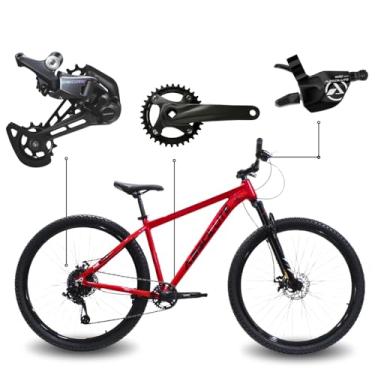 Imagem de Bicicleta Aro 29 Absolute Nero 5 Shimano Deore 12V Freio Hidráulico Quadro Alumínio (Vermelho, 19)