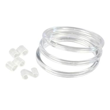 Imagem de Ｂｅｓｇａ 3x Anéis de prateleira para grade de fotos, anéis para pendurar fotos, alça para pendurar na parede