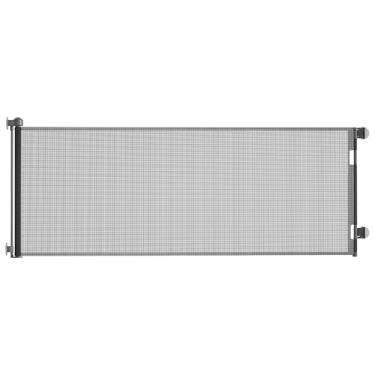 Imagem de Grade Bebês Cachorros Grade Protecao Criancas Portao Segurança Bebe Retrátil Instalação Escalável Portao Pet Grade Cachorro Grade Infantil Bebê Pet Porta Escada (Cinza)