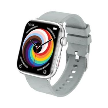 Imagem de Relógio Inteligente Masculino NFC GPS Monitor De Frequência Cardíaca P