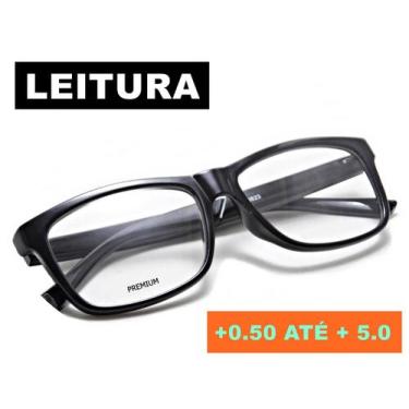 Imagem de Óculos Com Lente de Grau Para Leitura Masculino Feminino de + 0.50 a +