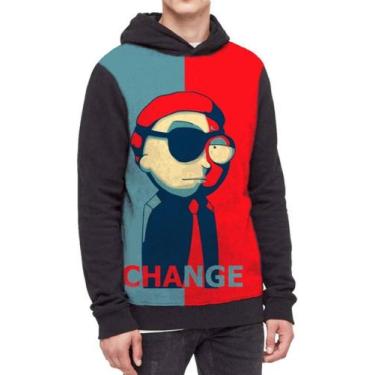 Imagem de Moletom Com Capuz Rick And Morty Full Print Ref:682 - smoke, Preto, P