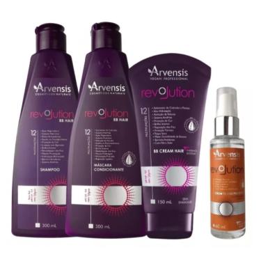 Imagem de Kit Arvensis Revolution Shampoo + Mascara + Bb Cream + Sérum