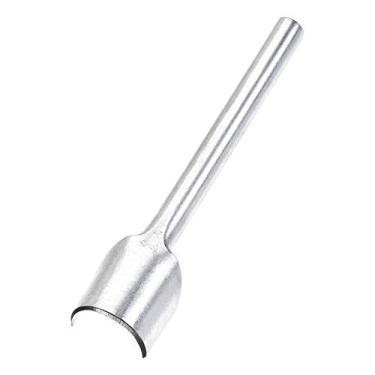Imagem de Generic Perfurador de corte de couro em formato semi-redondo 20 mm ferramenta de perfuração final para artesanato alça cinto carteira e bolsa