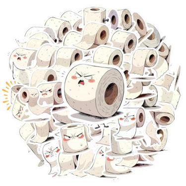 Imagem de 35 peças engraçadas papel higiênico S adesivos de brinquedo DIY adesivos peculiares de grafite para telefone faça você mesmo, laptop, scrapbook, bicicleta, S, laptop, bagagem, scrapbook, diário