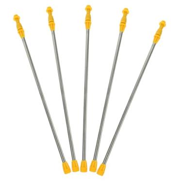 Imagem de Mikikit Varinha de pulverizador telescópica de aço inoxidável de 5 peças para lavagem elétrica ajustável, haste extensível para uso em gramado, jardim, pátio, com cobertura aprimorada e design durável