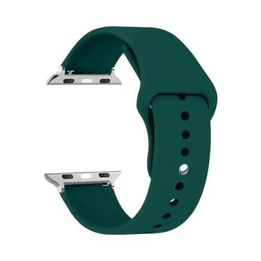 Imagem de Pulseira De Silicone Para Apple Watch 44mm 45mm 40mm 41mm 42-38mm, Bra