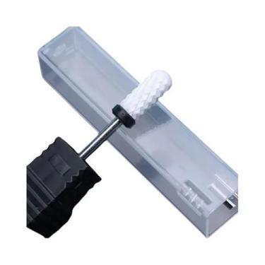 Imagem de Brocas De Cerâmica Rosa E Azul Para Fresadora De Unhas, Acessórios Par