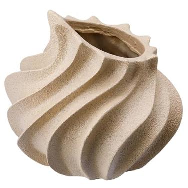 Imagem de Rafimex, Vaso Decorativo Sala Moderno Planta Bege Poli-Resina Rafimex