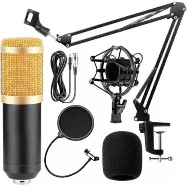 Imagem de CAPTOU - Microfone Condensador Dinâmico Profissional Mt-1026 Tomate Articulado