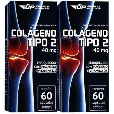 Imagem de Colágeno Tipo 2 40mg com 120 cápsulas Contra Dor Articular