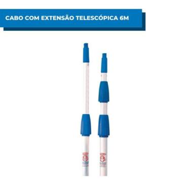 Imagem de Cabo de Alumínio Extensão Telescópica 6 Metros 3 Estágios Bralímpia