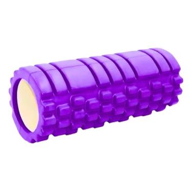 Imagem de Rolo De Liberação Miofascial Massagem Fisioterapia Pilates (Rosa)