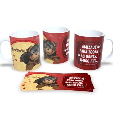 Imagem de Meu Melhor Amigo Caneca de Porcelana Pet Dog Cachorro (Yorkshire)