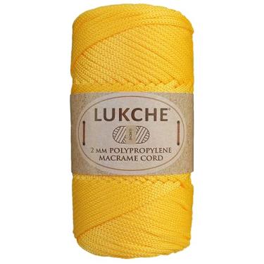 Imagem de Cordão de macramê de poliéster 2 mm x 125 jardas, corda de macramê premium 100% polipropileno, fio colorido, bolsa de macramê de crochê para cabides de parede, bolsas, placas inferiores, tapetes