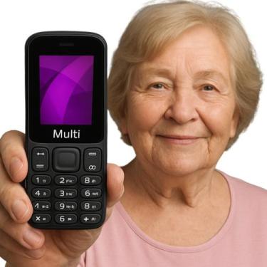 Imagem de Celular Multilaser Up 4G com Teclas Grandes Ideal para Idosos