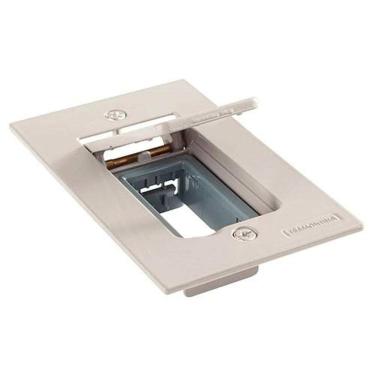 Imagem de Tampa 1 Posto Para Módulo Liz 4 X 2 Piso Cinza - Tramontina