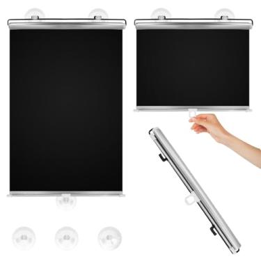 Imagem de Persianas de rolo para janelas internas, ventosa blackout retrátil para janelas internas e para-brisas de carro