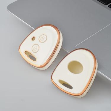 Imagem de Capa para chave de carro de TPU (poliuretano termoplástico), capa de proteção para chave automotiva Perodua, capa moderna, 2 botões, acessórios de carro