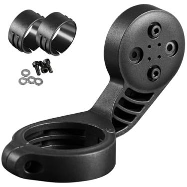 Imagem de Lettou Suporte frontal para bicicleta compatível com Garmin Edge Series Ciclismo GPS Preto