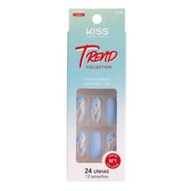 Imagem de Unhas Postiças Kiss New York - Trend Collection Ocean 1 Un-Feminino