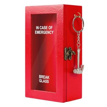 Imagem de KHJCXS Caixa de emergência de presente engraçada com martelo, em caso de caixas de vidro de quebra de emergência, decoração de mesa hilária de Natal, presente de elefante branco e presentes de mordaça