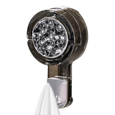 Imagem de Ganchos com ventosa, suporte de armazenamento de parede sem broca - cabides removíveis que economizam espaço, organização de armazenamento para utensílio de toalha de roupas